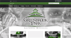 Desktop Screenshot of greenbrooksoftball.com